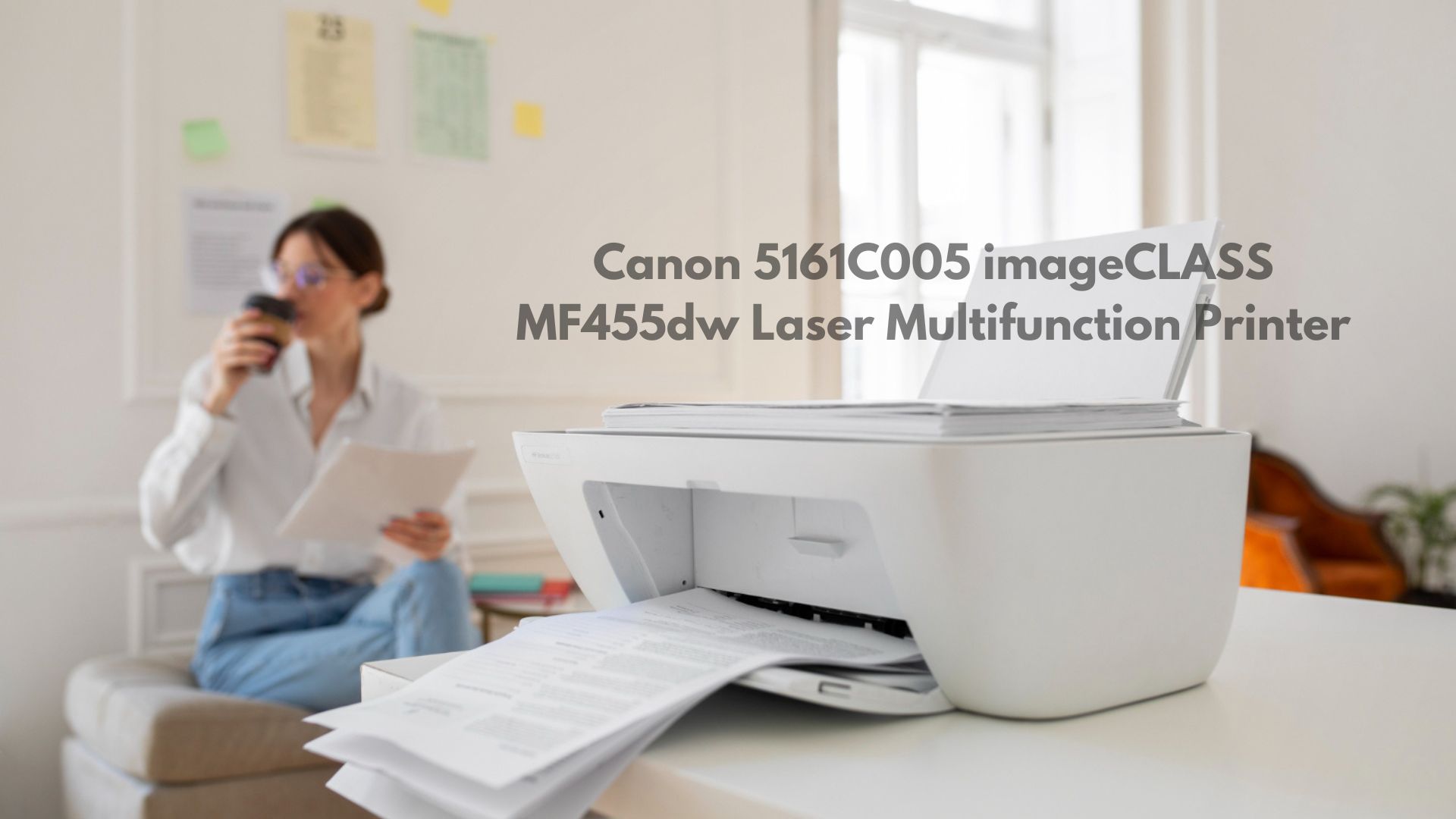 Canon 5161C005 imageCLASS MF455dw Laser Multifunction Printer