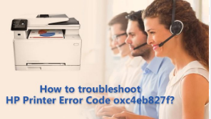 HP Printer Error Code 0XC4EB827F 123