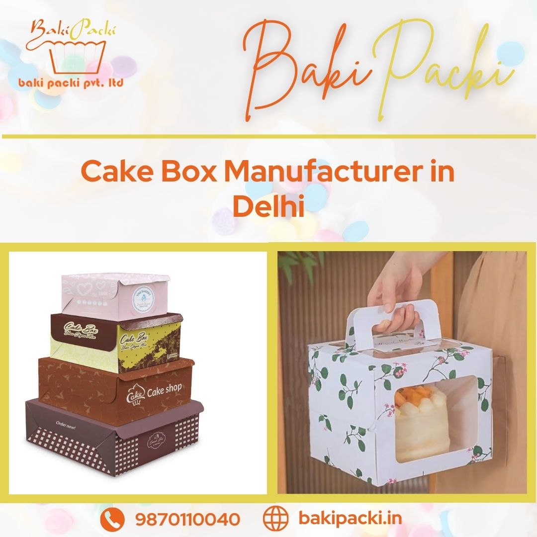 Cake Box  Manufacturer in delhi