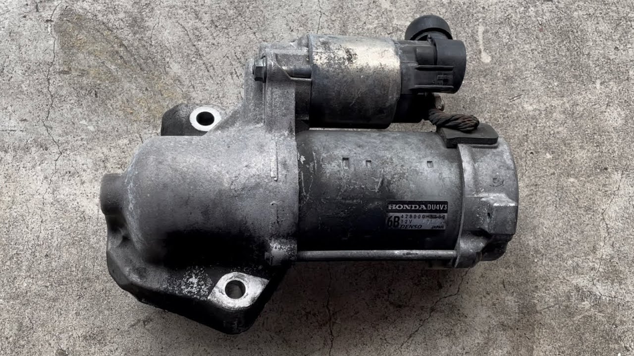 Honda Odyssey Starter Motor Replacement