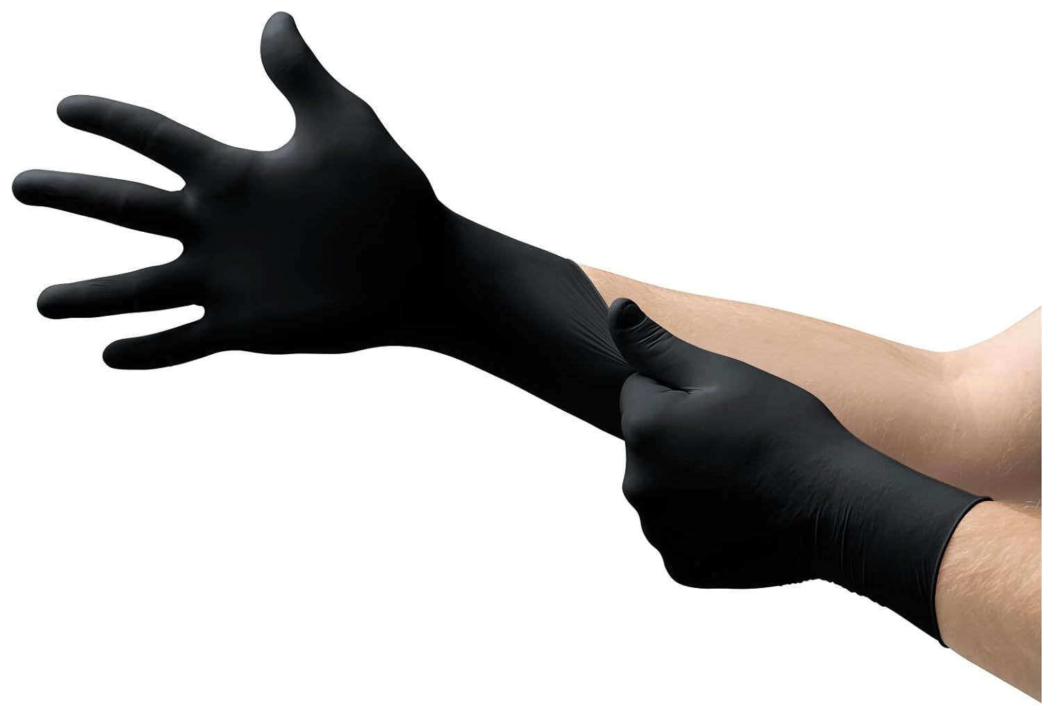 nitrile powder free gloves